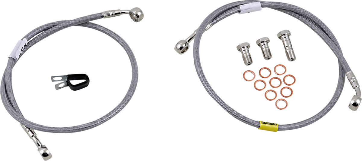 GBRAKES Brake Line - Stainless Steel FK003D496-2