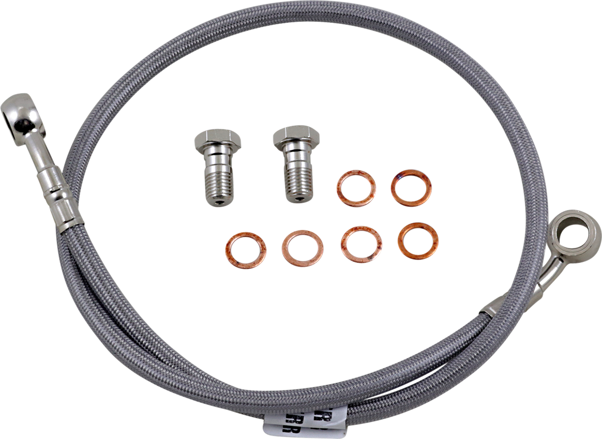 GBRAKES Brake Line - Stainless Steel FK003D496R
