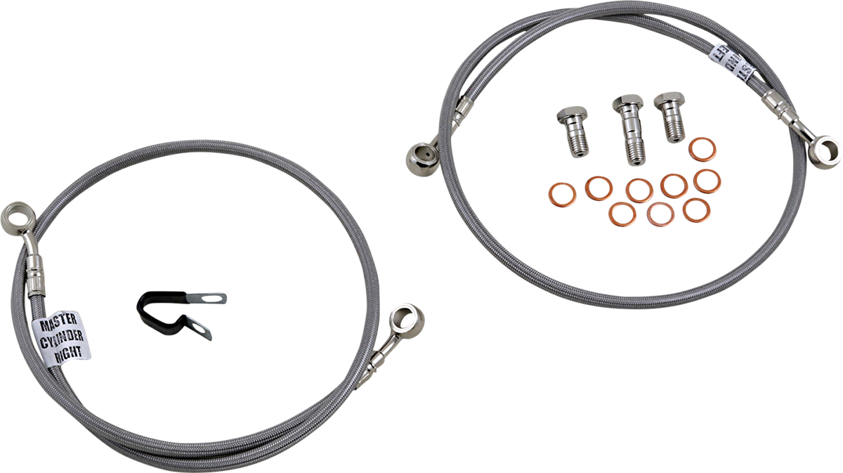 GBRAKES Brake Line - Stainless Steel FK003D704-2