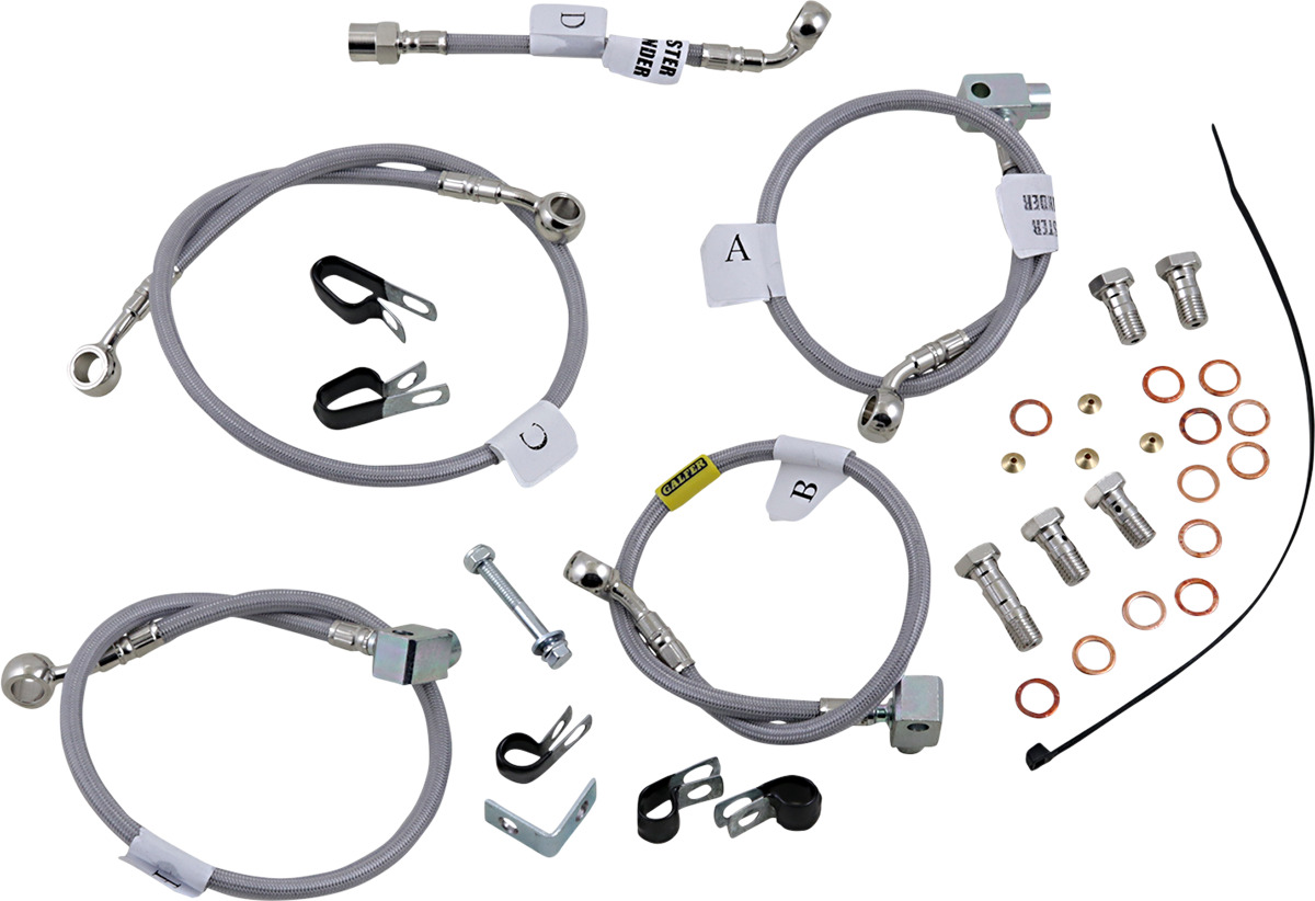 GBRAKES Brake Line - Stainless Steel FK003D716-5