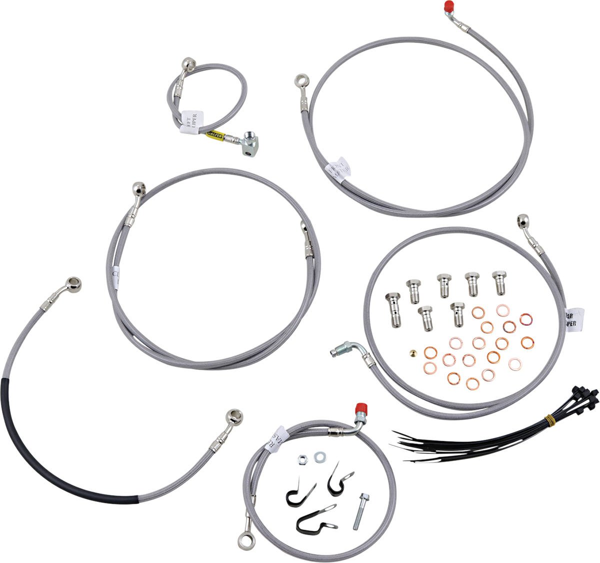 GBRAKES Brake Line - Stainless Steel FK003D772-3