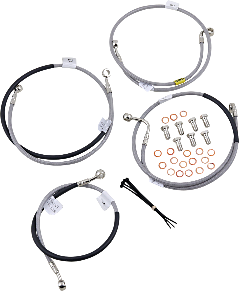 GBRAKES Brake Line - Stainless Steel FK003D871-4