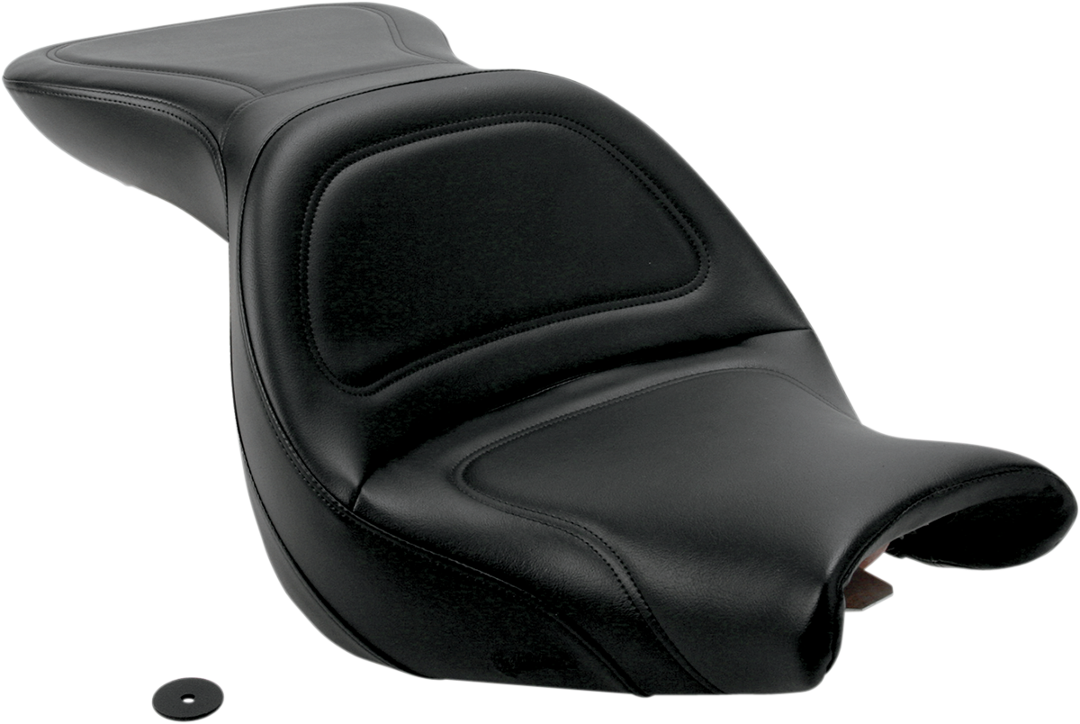 SADDLEMEN Seat - Explorer™ - without Backrest - Stitched - Black - V750 Aero H04-13-029