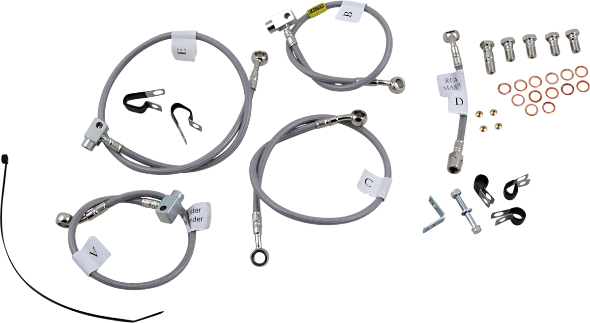 GBRAKES Brake Line - Stainless Steel FK003D954-5