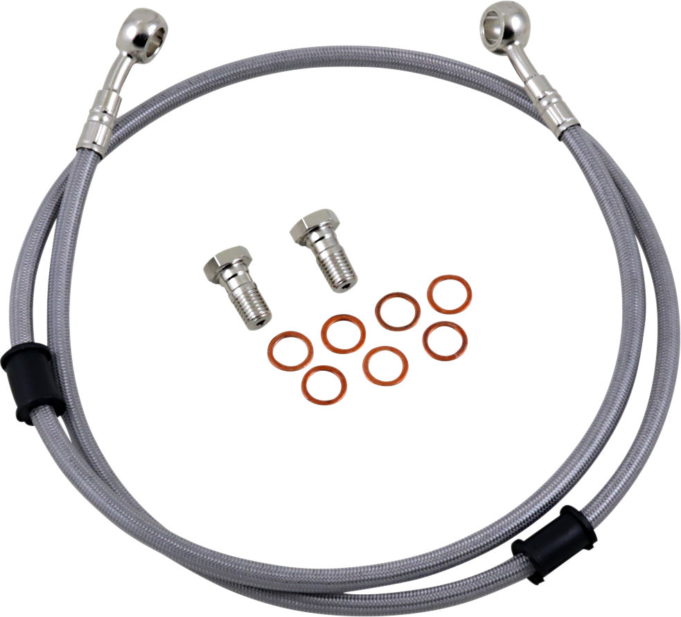 GBRAKES Brake Line Kit - Stainless Steel FK003D614-1