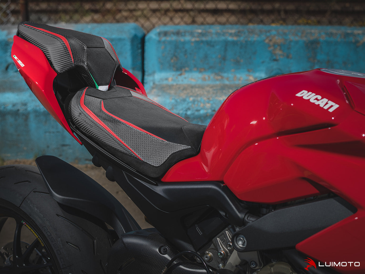 LUIMOTO VELOCE Rider Seat Cover for DUCATI STREETFIGHTER V4 / S (23-24)