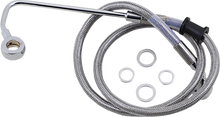 DRAG SPECIALTIES Brake Line - Front (Upper) - Stainless Steel 618302