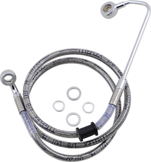 DRAG SPECIALTIES Brake Line - +8" - Stainless Steel - '15-'17 Softail 618302-8