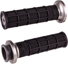 ODI Hart-Luck Signature V-Twin Lock-On™ Grips - Cable - Black/Gunmetal V31HCW-BH-H
