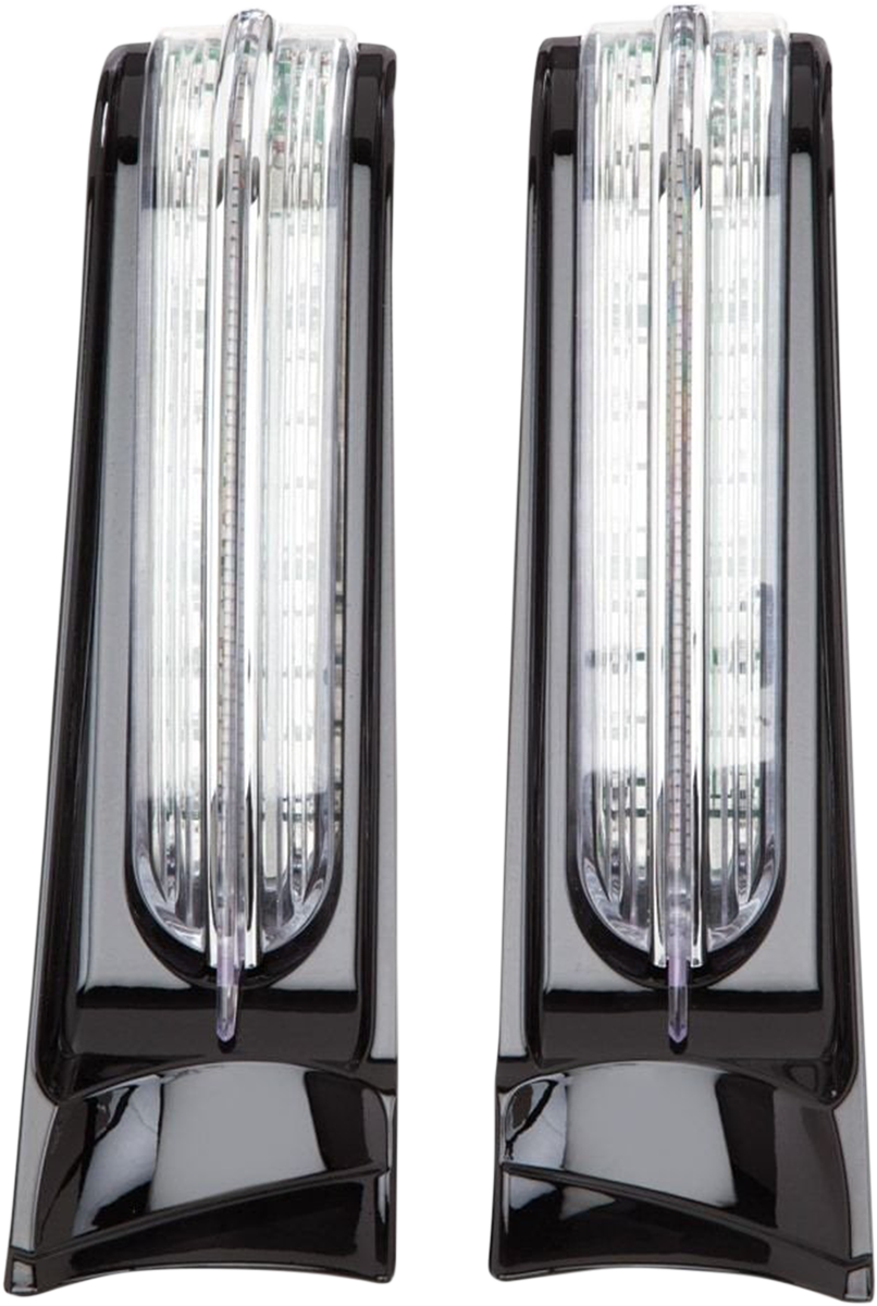 CIRO Filler Panel Light - Clear Lens - Red LEDs - Black 40047