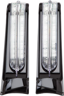 CIRO Filler Panel Light - Clear Lens - Red LEDs - Black 40047