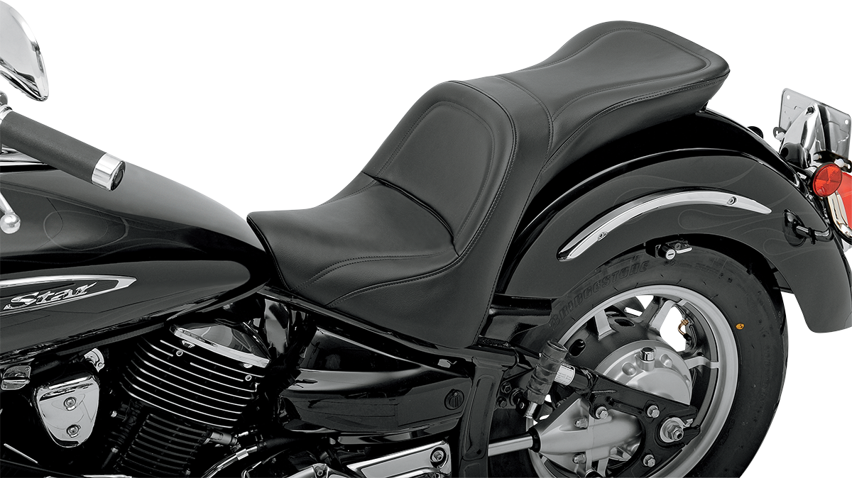 SADDLEMEN Seat - Explorer™ - without Backrest - Stitched - Black - XVS1100 Y3150JS