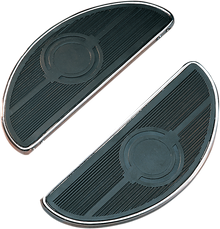 DRAG SPECIALTIES Floorboards - Half-Moon - FL 17-0418-BXLB2