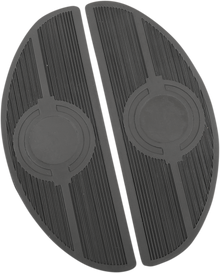DRAG SPECIALTIES Replacement Floorboard Rubber - Half-Moon 17-0418R-HC4
