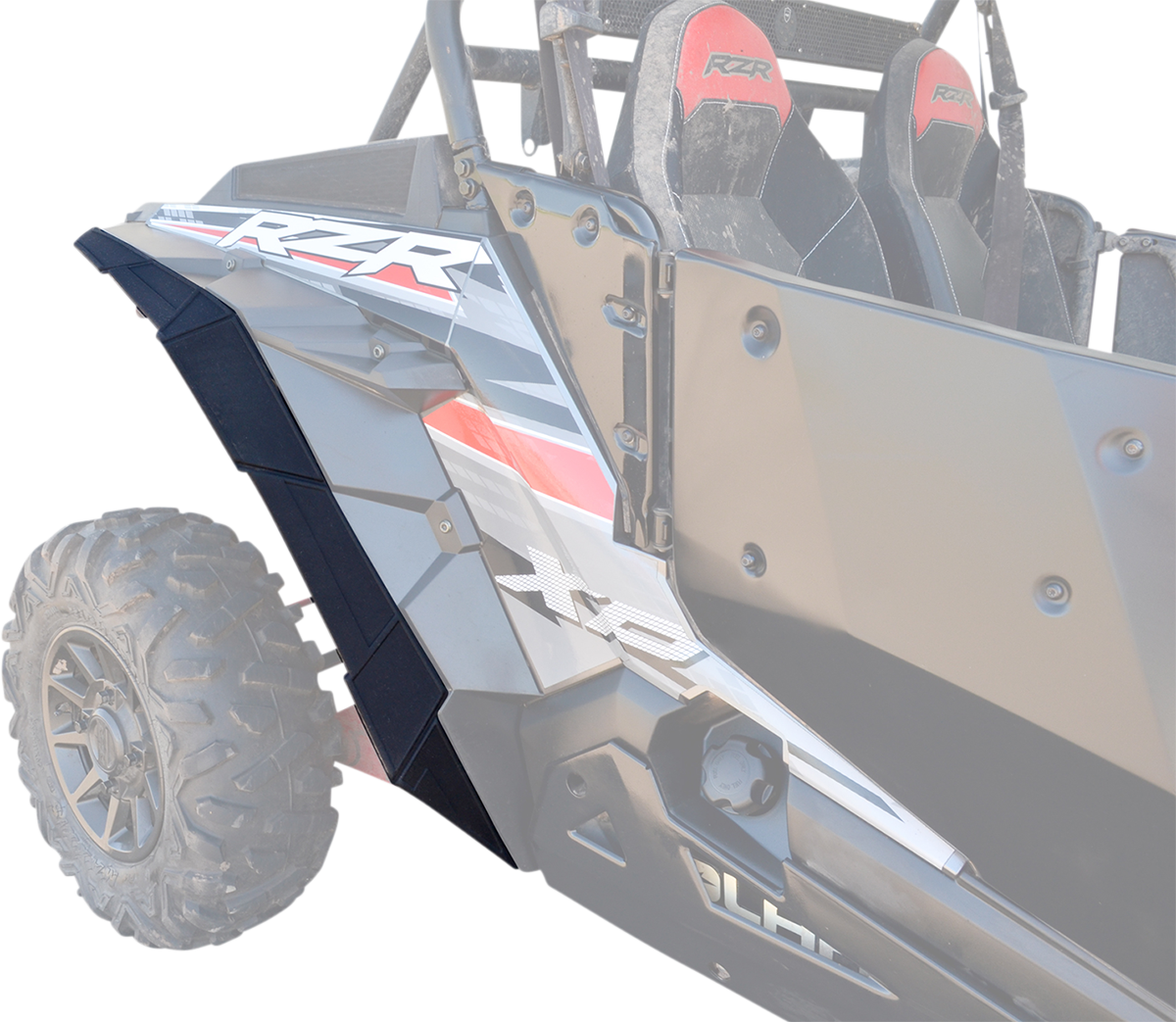 POWERMADD Rear Fender Flare Extension Kit - RZR '14-'23 62004