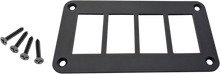 MOOSE OFFROAD Universal Dash Plate - 4 Switches 4PP-ADA