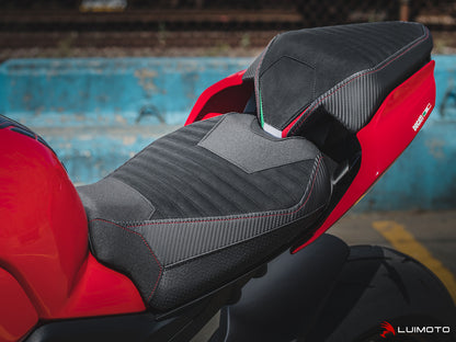 LUIMOTO CORSA Rider Seat Cover for OE LOW SEAT For DUCATI STREETFIGHTER V4 / S (20-24)