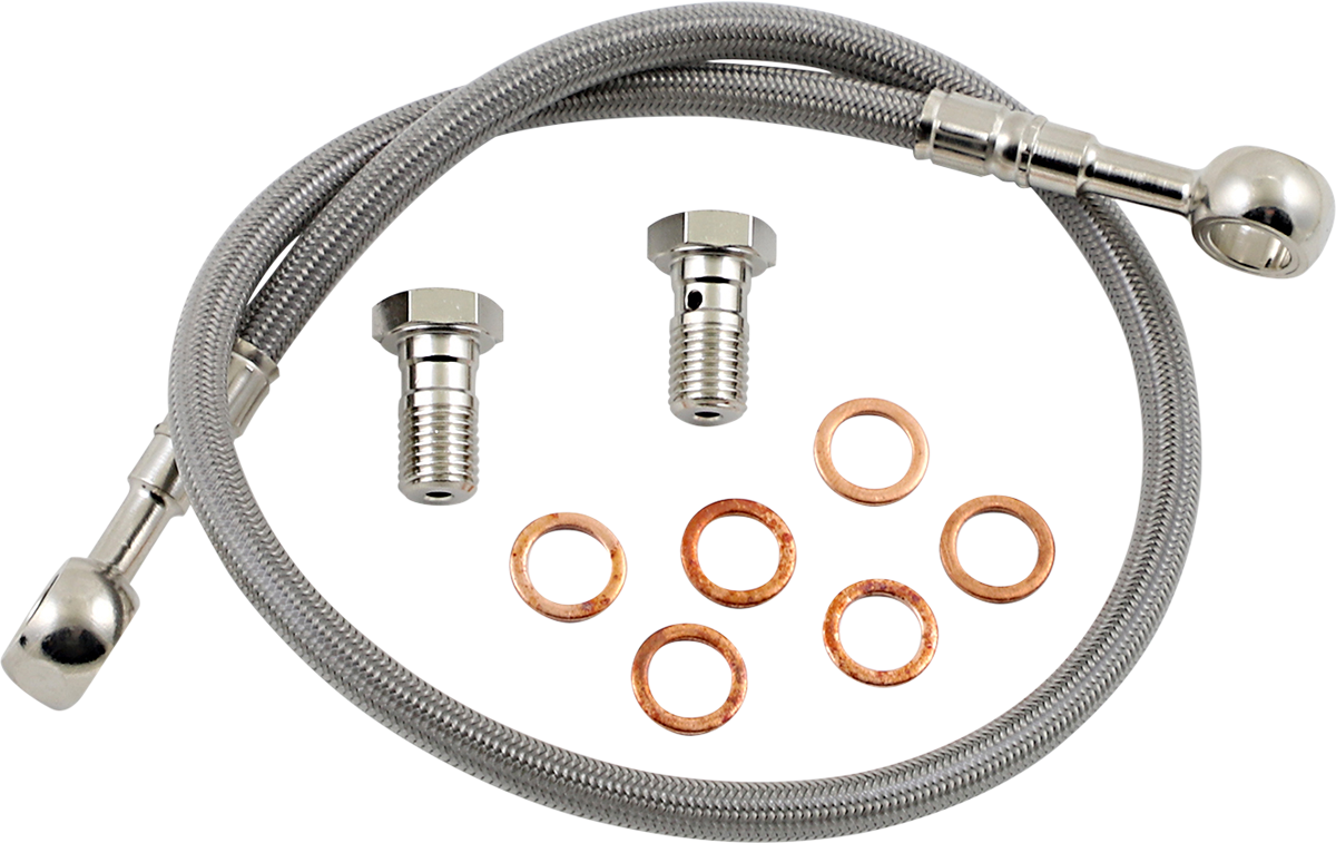 GBRAKES Brake Line - Stainless Steel FK003D224R