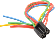 DRAG SPECIALTIES Relay Socket Assembly - Colored Wires MC-DRAG042