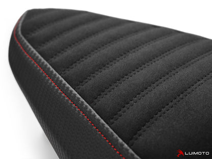 LUIMOTO CORSA Passenger Seat Cover for DUCATI STREETFIGHTER V4 (20-22) / Panigale V2 (20-24)