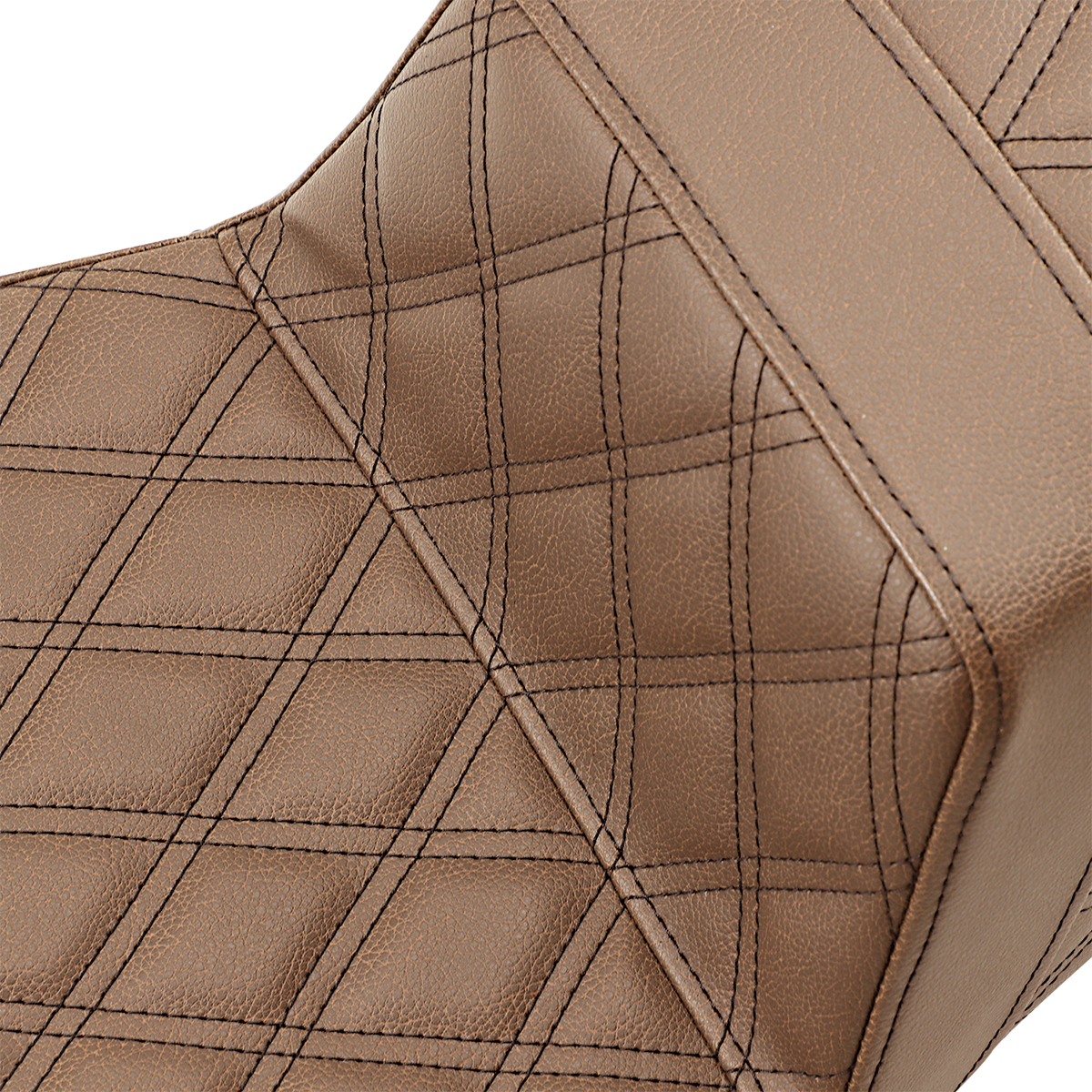 SADDLEMEN Step-Up Seat - Extended Reach - Full Lattice Stitch - Brown - FL '08-'24 808-07B-175BREX