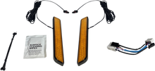CUSTOM DYNAMICS LED Fork Light - Amber - Black CD-FORK-HD-AB