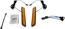 CUSTOM DYNAMICS LED Fork Light - Amber - Black CD-FORK-SS6-AB