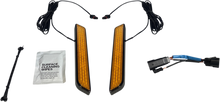 CUSTOM DYNAMICS LED Fork Light - Amber - Black CD-FORK-SS8-AB