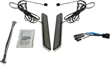 CUSTOM DYNAMICS LED Fork Light - Smoke - Chrome CD-FORK-SS8-SC