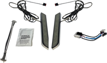 CUSTOM DYNAMICS LED Fork Light - Smoke - Chrome CD-FORK-HD-SC