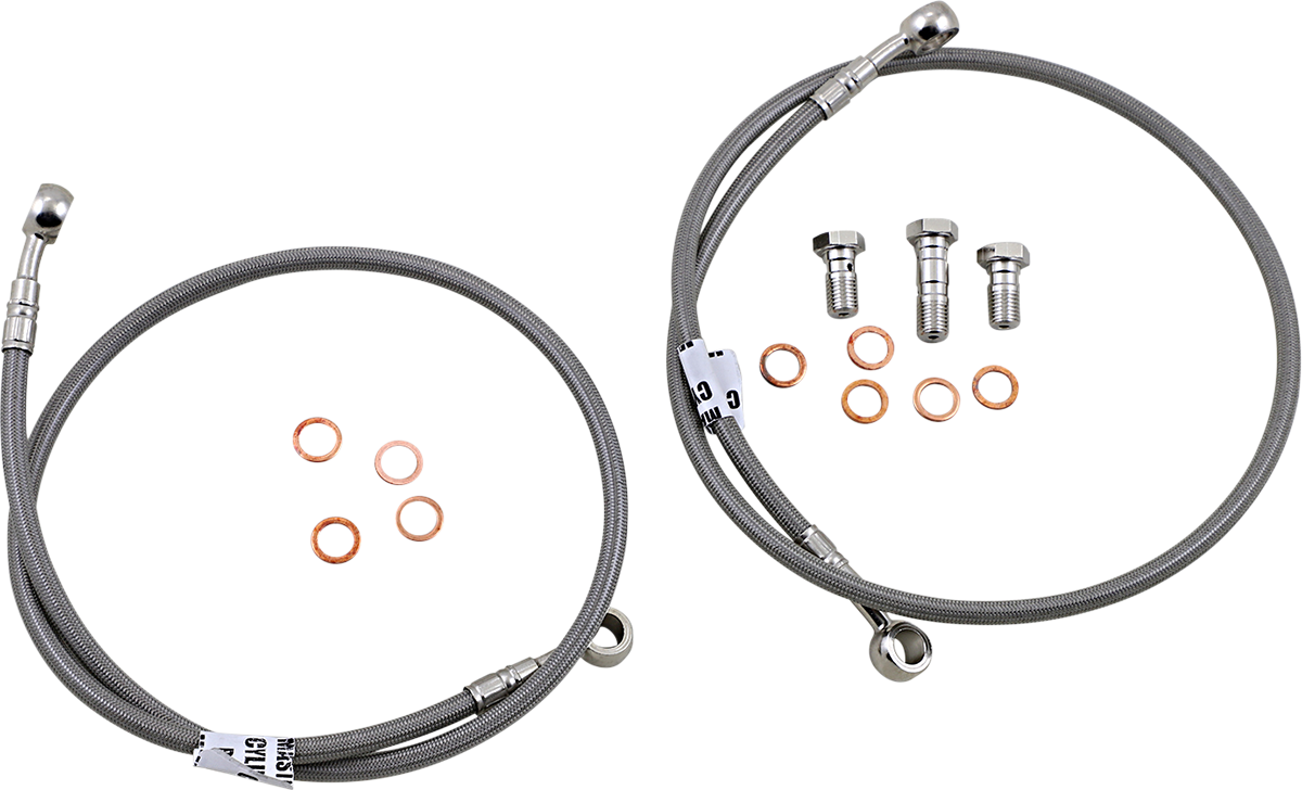 GBRAKES Brake Line - Stainless Steel FK003D224-2