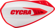 CYCRA Cyclone Handguards - White/Red 1CYC-0056-239