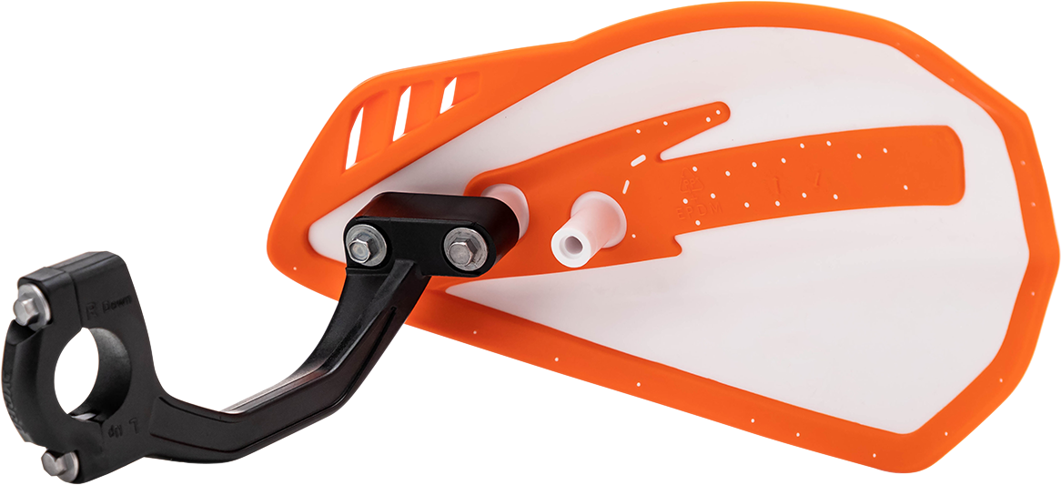 CYCRA Cyclone Handguards - White/Orange 1CYC-0056-229