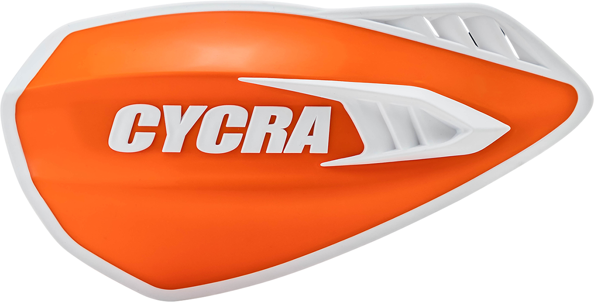 CYCRA Cyclone Handguards - Orange/White 1CYC-0056-203