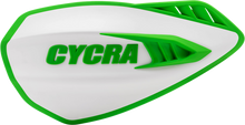 CYCRA Cyclone Handguards - White/Green 1CYC-0056-241