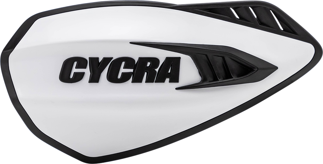 CYCRA Cyclone Handguards - White/Black 1CYC-0056-237