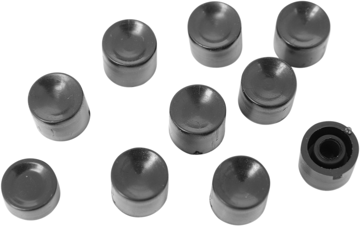 DRAG SPECIALTIES Handlebar Switch Button Caps - Turn Signal - Long - Black 26-0192-BC101