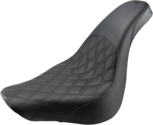 SADDLEMEN Profiler Seat - Front Lattice/Rear Smooth - Black - FL/FX '18-'23 818-27-149