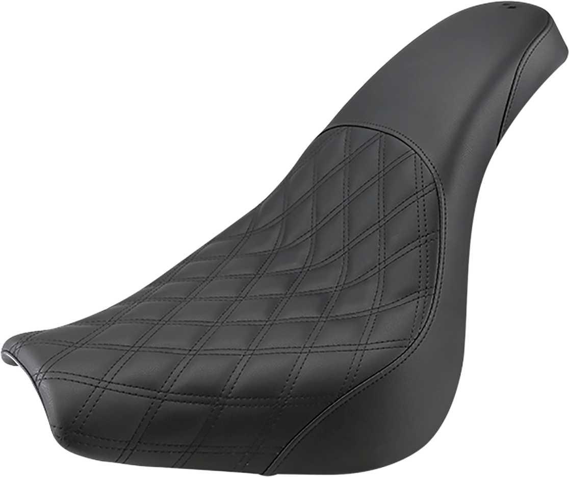 SADDLEMEN Profiler Seat - Front Lattice/Rear Smooth - Black - FXBR/S '18-'20 818-31-149