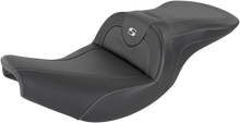 SADDLEMEN Roadsofa™ Seat - Carbon Fiber - Without Backrest - Black - Indian I14-07-185
