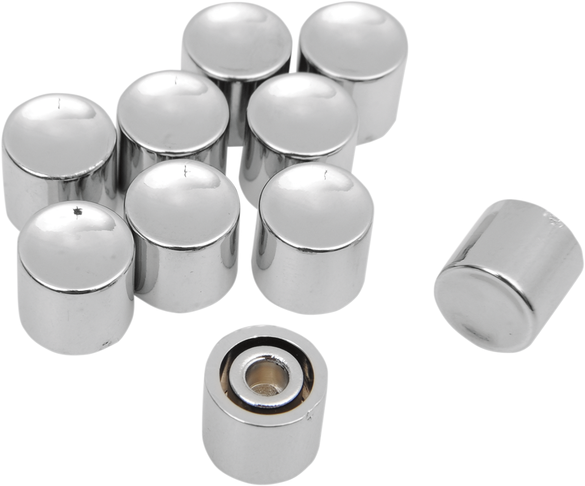 DRAG SPECIALTIES Handlebar Switch Button Caps - Turn Signal - Long - Chrome 17267-HC3