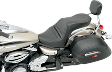 SADDLEMEN Seat - Explorer™ - without Backrest - Stitched - Black - XVS950 Y09-14-0291