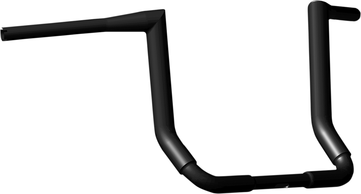 KHROME WERKS Buck-50 Handlebar - FLH - 12" - Black 300712