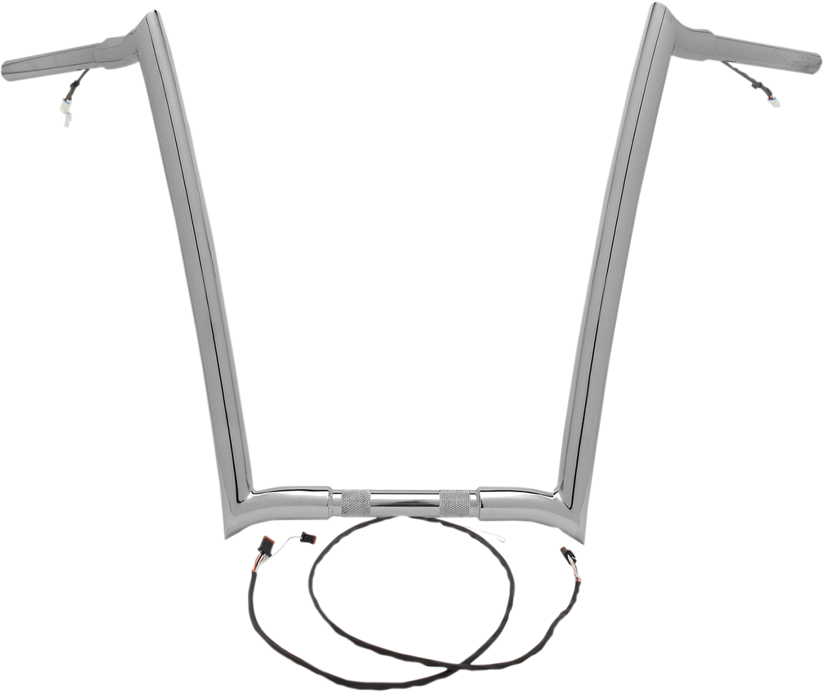 PAUL YAFFE BAGGER NATION Pre-Wired Handlebar - OEM - 16" - Chrome H00916-W