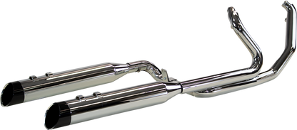 KHROME WERKS 2-Into-2 Two-Step Crossover Header System - Chrome - FL 200435