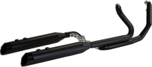 KHROME WERKS 2-Into-2 Two-Step Crossover Header System - Black - FL 200445