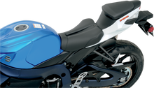 SADDLEMEN Gel Channel™ Track Carbon Fiber Sport Seat - Black - GSXR 600/750 0810-S029