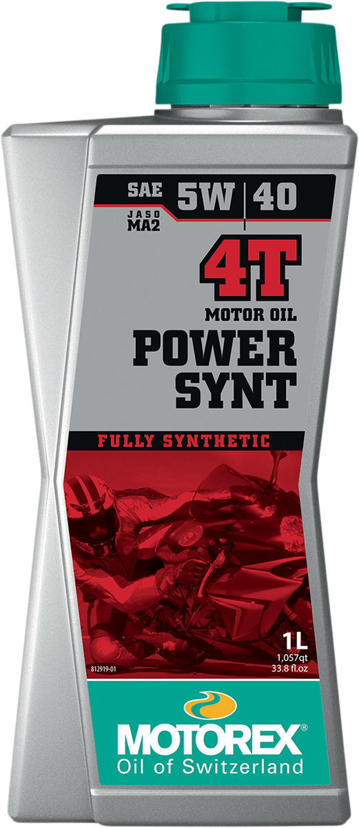 MOTOREX Power Synt 4T Engine Oil - 5W-40 - 1L 308093