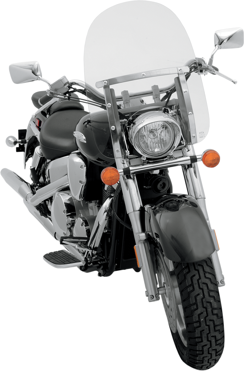 MEMPHIS SHADES Memphis Slim Windshield - 17" - 9" Headlight Cut - Solar MEM4229