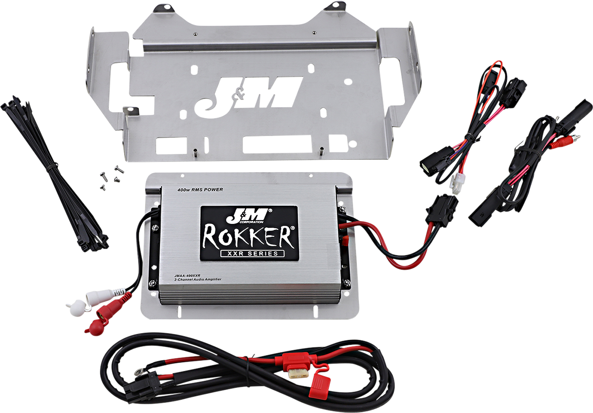 J & M 400 W 2-CH Amplifier Kit - '14-'20 Street Glide/Ultra JAMP-400HC14ST5